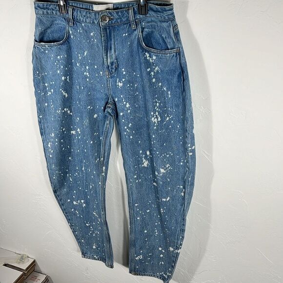 🔥🔥 OneTeaspoon Bleach Splatter Distressed Blue Jeans Men Size 31 - EXCELLENT - Picture 4 of 13
